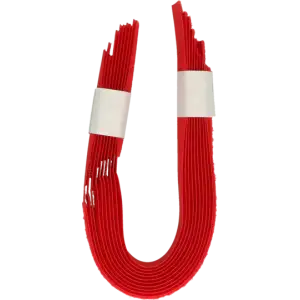 Koeherkenningsband klittenband rood 10st