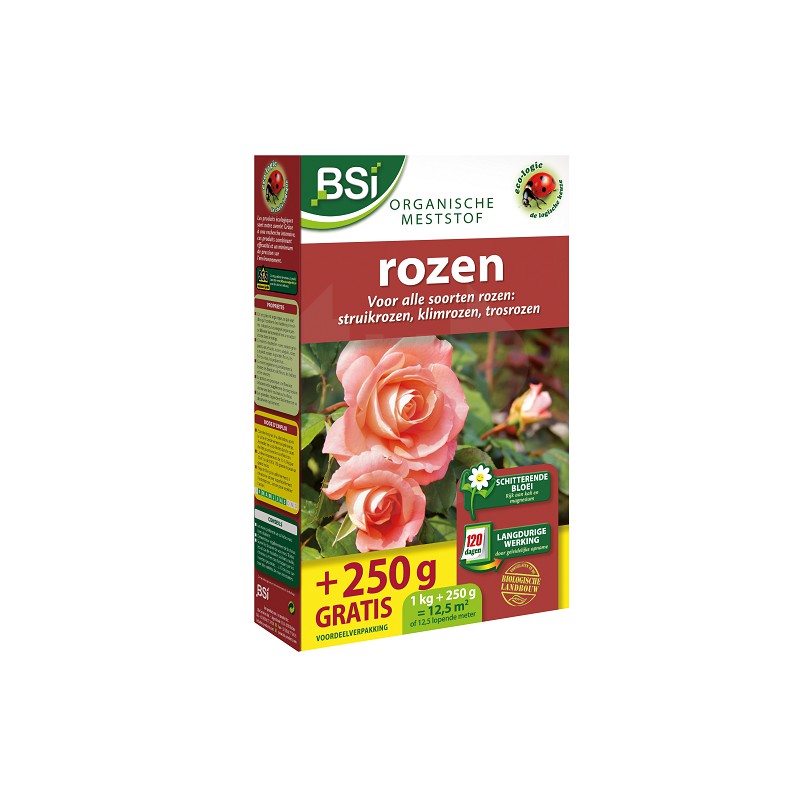 Bio meststof voor rozen 1,25 kg