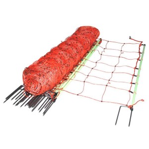 Schapennet versterkt 90 cm dubbele pen