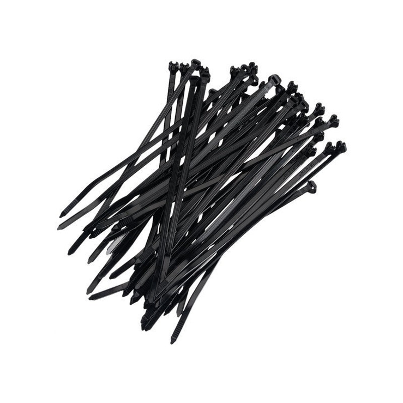 Kabelbinder zwart 2.5x200mm 100 stuks