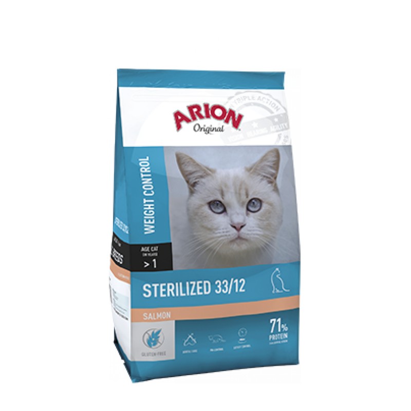 Arion Kattenbrokken Original sterilized zalm 33/12 2 kg