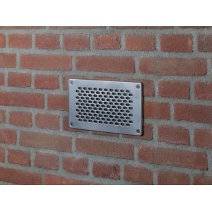 GevelFix RVS voorzetrooster 25 x 15 cm