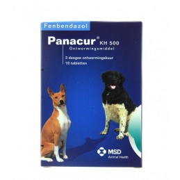 Ontworming hond/kat Panakur 500mg 10 Tabletten