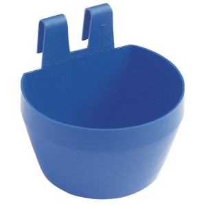 Blauw drink- en voerbakje 0.3L