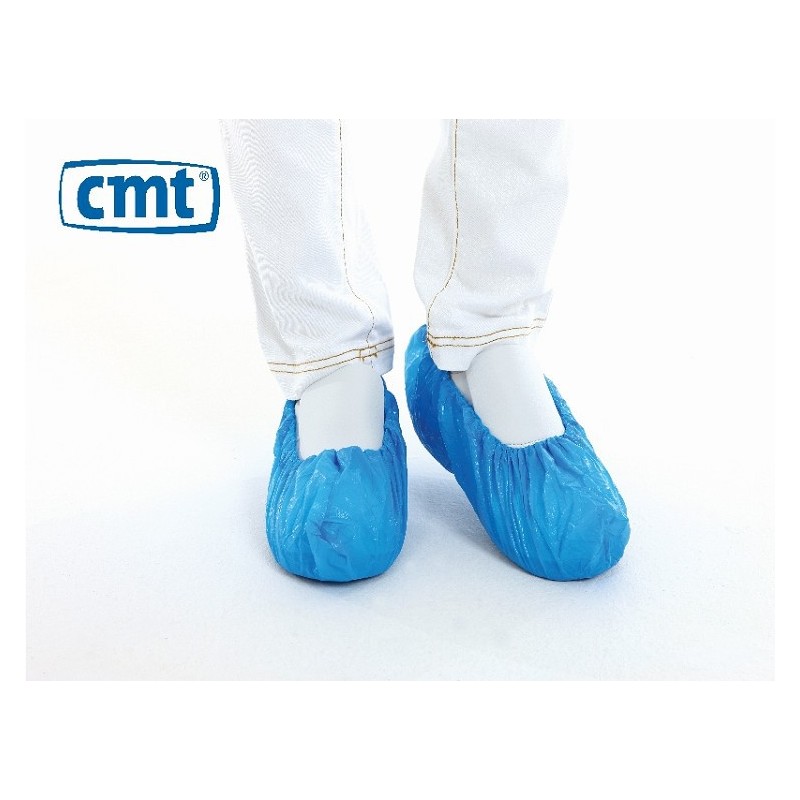 Overschoentjes blauw 36 X 15 cm 100 stuks