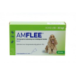 Amflee spot-on 134mg hond...
