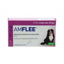 Amflee spot-on 402mg hond...