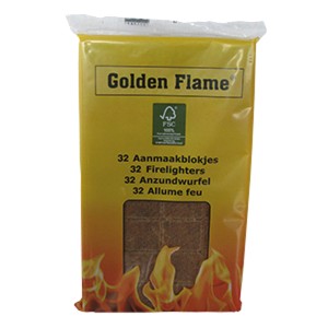 Aanmaakblokjes FSC bruin (32 st.)