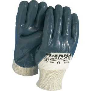 Handschoen blauw met NBR-coating