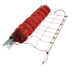 Gallagher schapennet rood 90cm enkele pen 50 meter
