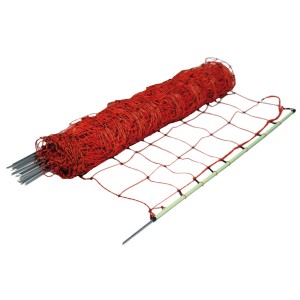 Gallagher geitennet rood 106cm enkele pen 50 meter