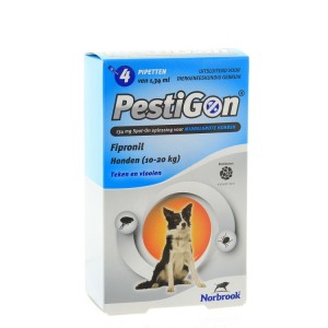 Pestigon hond 10-20kg 4 pipetten