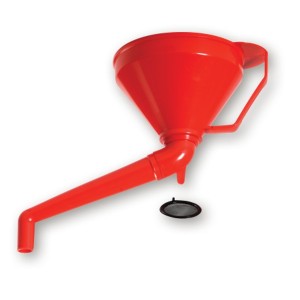 Kunststof trechter met zeef 160mm