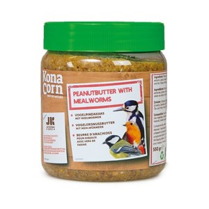 Konacorn Vogelpindakaas met meelwormen 550gr