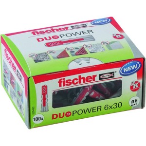 Fischer Plug Duopower 6x30mm 100 stuks