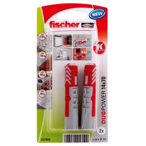 Fischer Plug Duopower 14x70mm 2 stuks