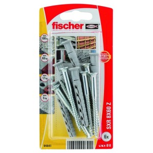 Fischer constructieplug SXR 8x60mm 6 stuks