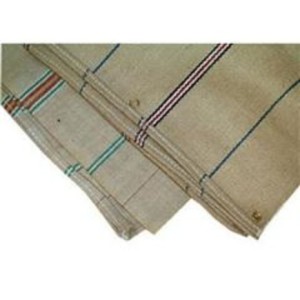 Koedek Jute zwaar met ringen 115x160cm