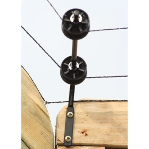 Isolatorsteunen met 2 isolatoren