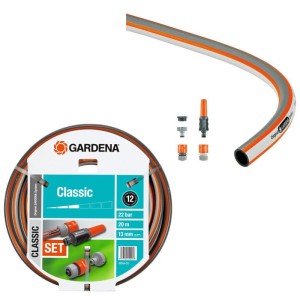 Classic tuinslang met aansluitarmaturen 13 mm (1/2") 20 m
