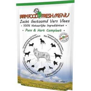 Farm Food Fresh menu pens & hart compleet 300 gram