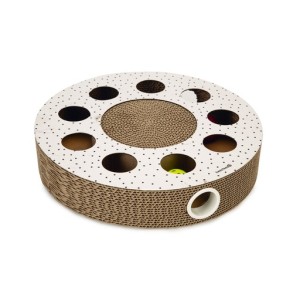 Katten krabspeeltje karton hide 35X35X7