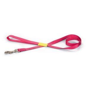 BZ nylon hondenriem uni roze 120 cm X 20mm