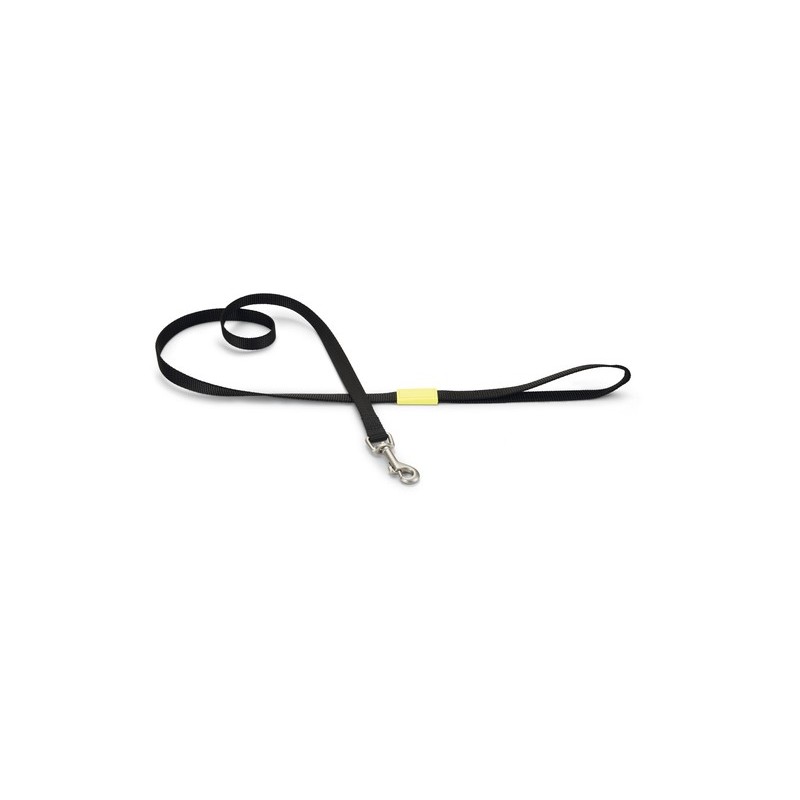 Beeztees hondenriem nylon zwart 120 cm x 15 mm