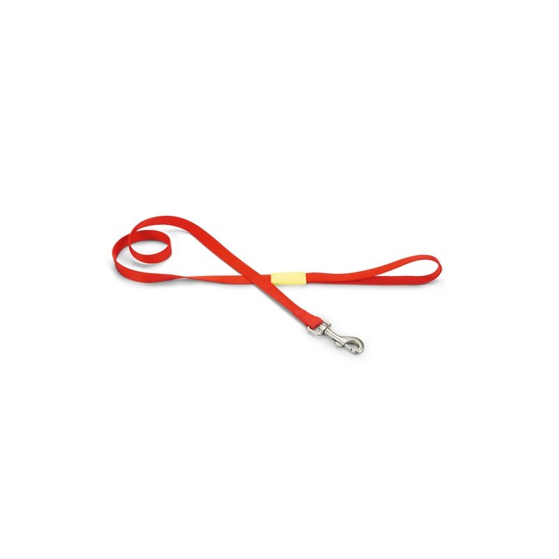 Beeztees hondenriem nylon rood 120 cm x 20mm