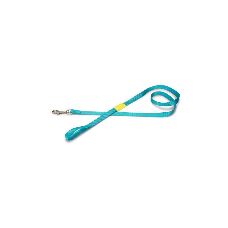 Beeztees hondenriem nylon lichtblauw 120 cm x 15mm