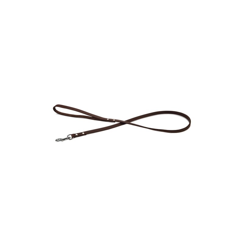 Beeztees hondenriem geniet bruin 100cm x 10mm