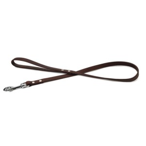 Beeztees hondenriem geniet bruin 100cm x 16mm