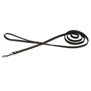 Beeztees hondenriem geniet zwart 200cm x 12mm