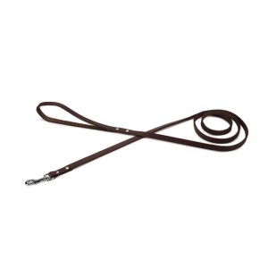 Beeztees hondenriem geniet bruin 165cm x 12mm