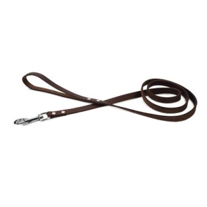 Hondenriem geniet bruin 165cm X 16mm