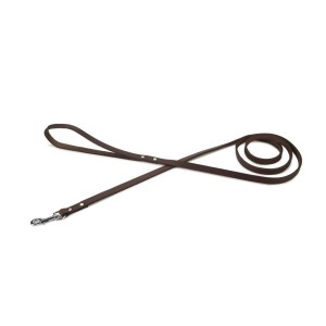Beeztees hondenriem geniet bruin 200cm x 20mm