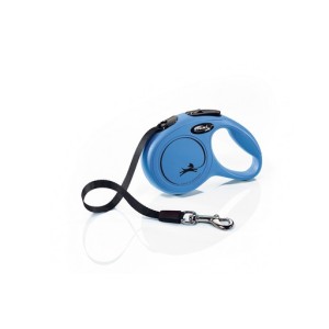 Flexi hondenriem new classic band xs blauw 3m