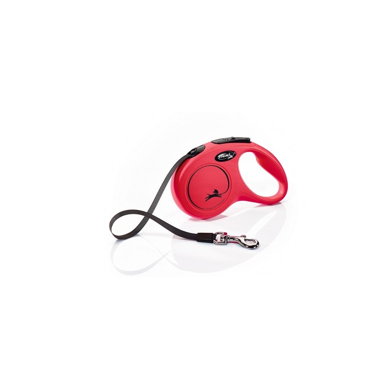 Flexi hondenriem new classic band s rood 5m