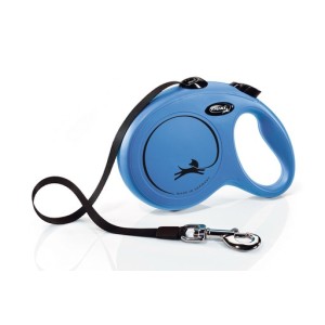 Hondenriem new classic band L blauw 5m