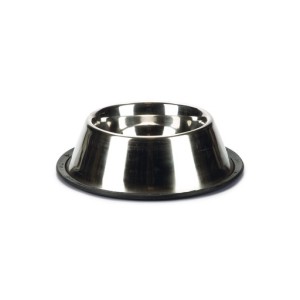 BZ hondenvoerbak antislip metaal 0.9L 17.5cm
