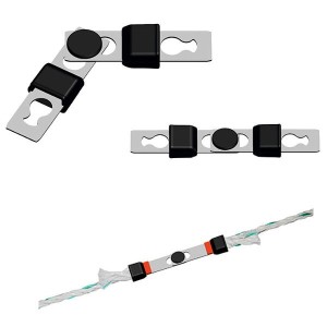 Koordverbinder Litzclip RVS 6mm Safety Link 6 stuks