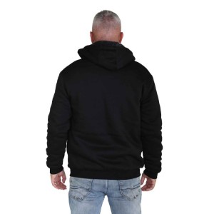 Sweatvest Kenny heren Teddy gevoerd zwart