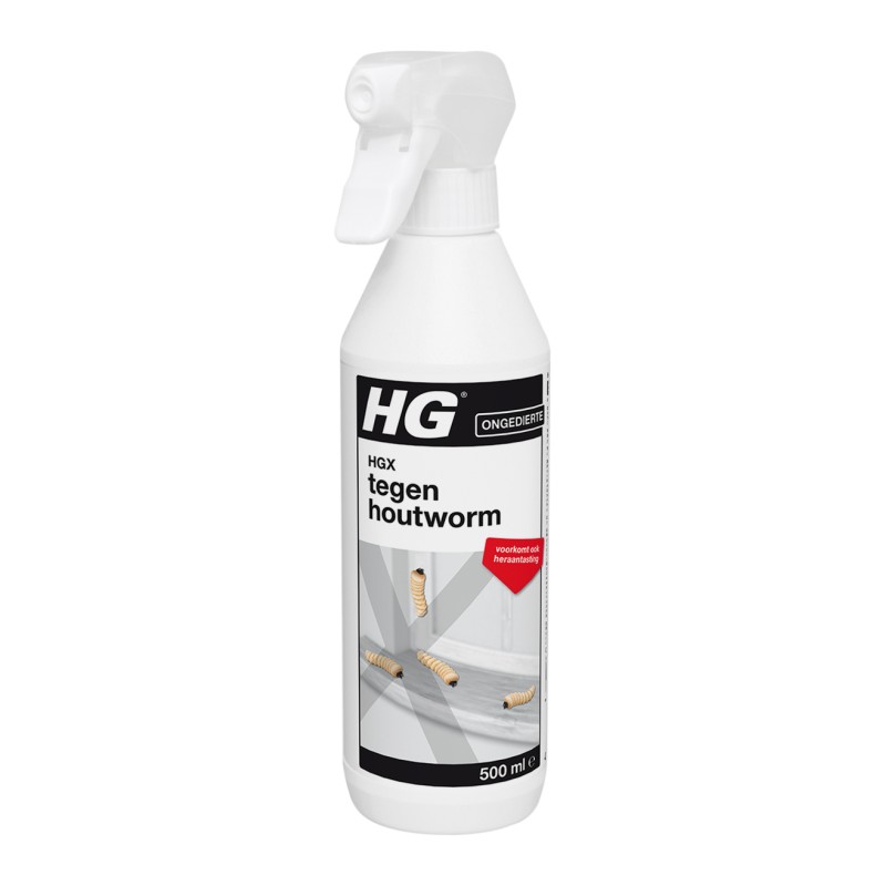 HG spray tegen houtworm