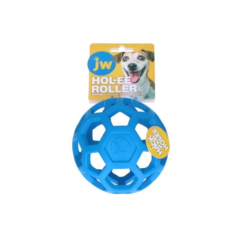 Hondentraktatie Hol-ee Roller Medium 11,5 cm blauw