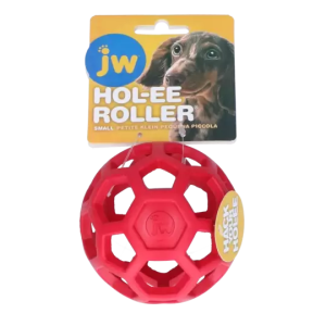 Hondentraktatie Hol-ee Roller Small 9 cm rood