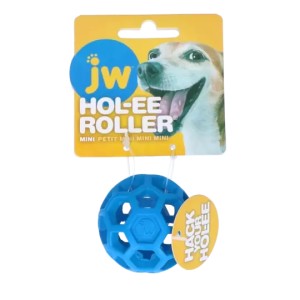Hondentraktatie Hol-ee Roller Mini 5 cm blauw