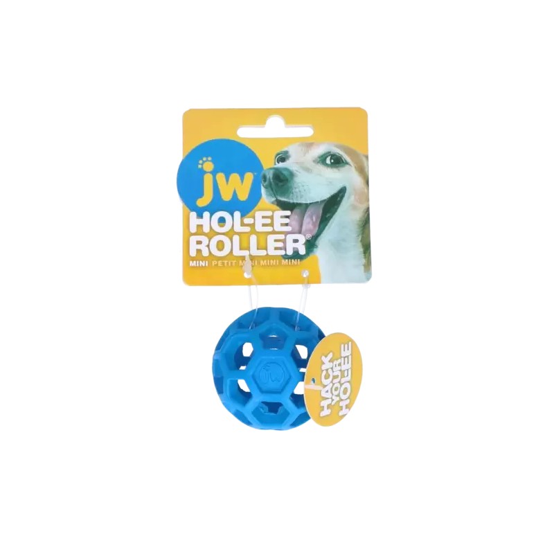 Hondentraktatie Hol-ee Roller Mini 5 cm blauw