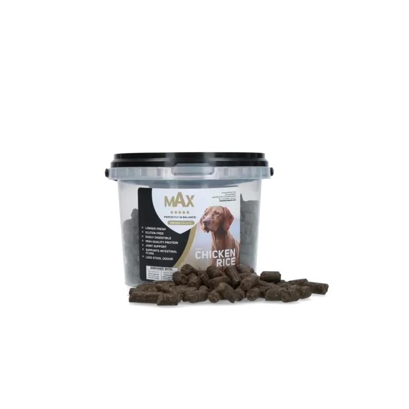 Max Adult geperste brokken kip & rijst 400gr