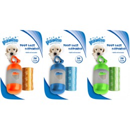 Poop Bags Dispenser with Refill (2 x 20 pcs)