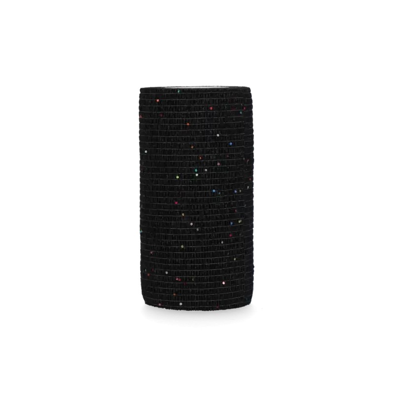 Bandage animal zwart glitter profi 10 cm